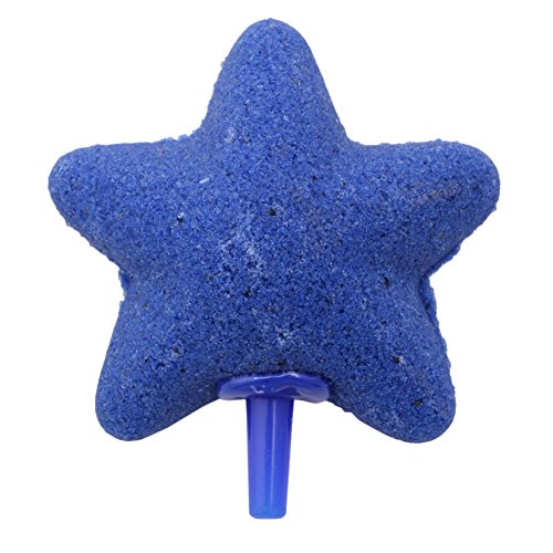 WKabnkn Luftstein Bubbler Aquarium Luftpumpe Zubehör Niedliche Sternform Mineralsteine Sauerstoffdiffusor Für Fische Für Tank Aquariumsteine Blasenwand Groß Squruim von WKabnkn