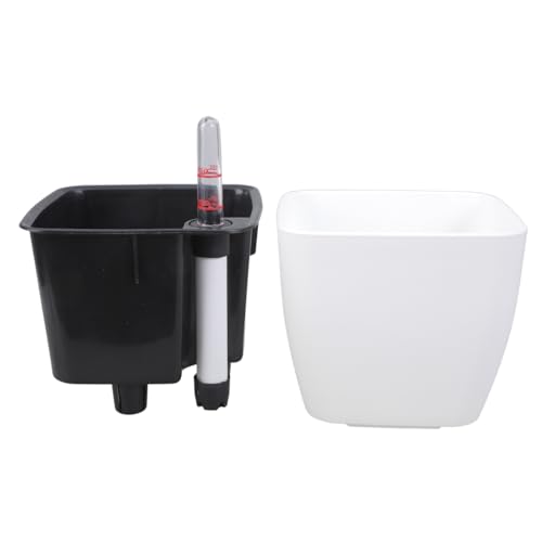 WKabnkn Selbstwässerung Plastik Pflanzer Mit Wasserstand Indikatoren Moderne Dekorative Pflanzer Blumentöpfe Für Haus Pflanzengerät Garten WKabnkn Selbstwässerung Plastik Pflanzer Mit Wasserstand Indikatoren Moderne Dekorative Pflanzer Blumentöpfe Für Haus Pflanzengerät Garten von WKabnkn