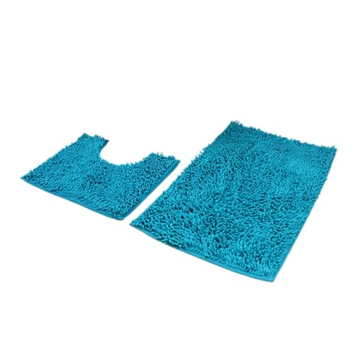 WKabnkn Set Von 2 Badezimmer Teppiche Badmatten Nicht Klappbarsch Teppiche Toilettenmatten Super Saugle Saugle Floor European Hotel Heimat Badezimmer Set WKabnkn Set Von 2 Badezimmer Teppiche Badmatten Nicht Klappbarsch Teppiche Toilettenmatten Super Saugle Saugle Floor European Hotel Heimat Badezimmer Set von WKabnkn