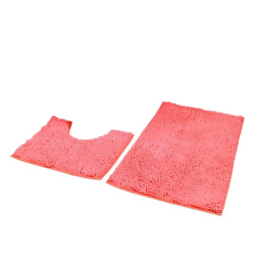 WKabnkn Set Von 2 Badezimmer Teppiche Badmatten Nicht Klappbarsch Teppiche Toilettenmatten Super Saugle Saugle Floor European Hotel Heimat Badezimmer Set WKabnkn Set Von 2 Badezimmer Teppiche Badmatten Nicht Klappbarsch Teppiche Toilettenmatten Super Saugle Saugle Floor European Hotel Heimat Badezimmer Set von WKabnkn