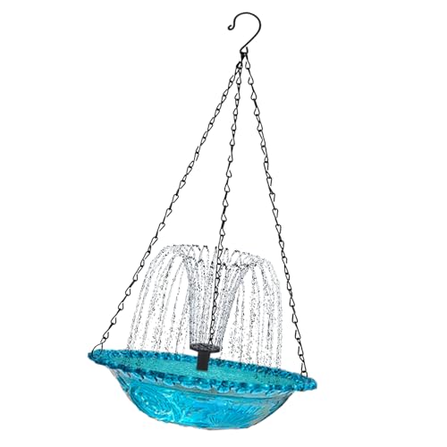 WKabnkn Vogel Fütterungsschale Solar Wasser Wasserbrunnen Für Balkon Anziehen Vogelbad Für Außenanhänger Badewasserschale Vögel WKabnkn Vogel Fütterungsschale Solar Wasser Wasserbrunnen Für Balkon Anziehen Vogelbad Für Außenanhänger Badewasserschale Vögel von WKabnkn