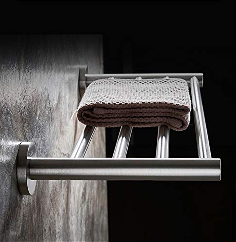 WL-ZZZ 4-Stangen Handtuchhalter Regal 50cm-120cm SUS 304 Edelstahl-Wand befestigtes Tuch Rod Bar Halter for Badezimmer oder Küche (Size : 50cm) von WL-ZZZ