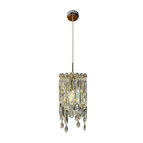 WLBHWL Gold Kristall Kronleuchter, Moderne Pendelleuchten, 1-Licht Kleine Kronleuchter Beleuchtung, Vintage Hängelampe Für Küche Insel Esszimmer Wohnzimmer Schlafzimmer Flur Veranda WLBHWL Gold Kristall Kronleuchter, Moderne Pendelleuchten, 1-Licht Kleine Kronleuchter Beleuchtung, Vintage Hängelampe Für Küche Insel Esszimmer Wohnzimmer Schlafzimmer Flur Veranda von WLBHWL