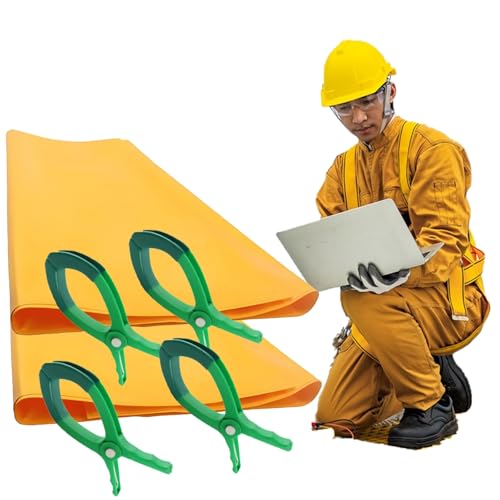 Elektrisch Isolierte 2 3 Pack Electrician's Insulating Blanket, Electrical Work Insulating Cover/Cloth for Field/Substation/Distribution Room, High Low Voltage Voltage Protection Tools, Fix Clips(2 Elektrisch Isolierte 2 3 Pack Electrician's Insulating Blanket, Electrical Work Insulating Cover/Cloth for Field/Substation/Distribution Room, High Low Voltage Voltage Protection Tools, Fix Clips(2 von WLCGYD