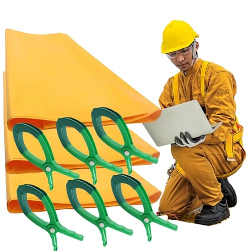 Elektrisch Isolierte 2 3 Pack Electrician's Insulating Blanket, Electrical Work Insulating Cover/Cloth for Field/Substation/Distribution Room, High Low Voltage Voltage Protection Tools, Fix Clips(3 Elektrisch Isolierte 2 3 Pack Electrician's Insulating Blanket, Electrical Work Insulating Cover/Cloth for Field/Substation/Distribution Room, High Low Voltage Voltage Protection Tools, Fix Clips(3 von WLCGYD
