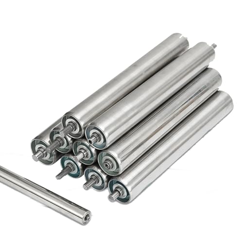 Förderband Tragrollen Förderbandrollenwellen, 5 cm Durchmesser, Ersatzteil für temporäre Förderleitungen, Auslauf- und Einlauf-Stützrohrrollen(L 27.5"/700MM) von WLCGYD