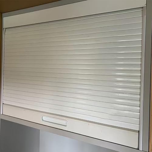 WLCGYD Rollladentür Für Schrank, Rollladentüren Für Kleine Schränke, Einziehbare Rolltüren Für Küchenschränke, Waschtischunterschränke(22x26(55.9x66cm)) von WLCGYD
