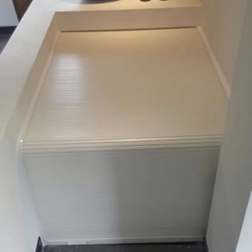 WLCGYD Tambour-Schiebetüren-Sideboard-Schrank, Falttür Für Lagerbehälter, Für Die Speisekammer Im Wohnmobil(30x34(76.2x86.4cm)) von WLCGYD