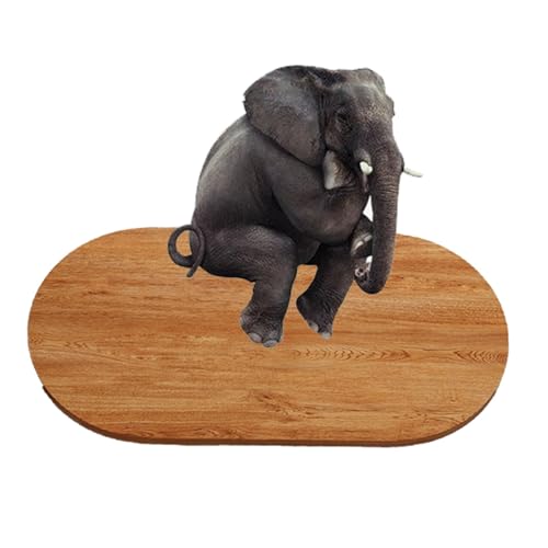 WLCGYD tischplatte Holz Ersatz Für Ovale Tischplatte Im Freien, Holzarbeitsplatte Für Couchtisch/Terrassen-Esstisch/kleinen Raum, Esstischplatte(A,110x50cm/43.3x19.7in) von WLCGYD