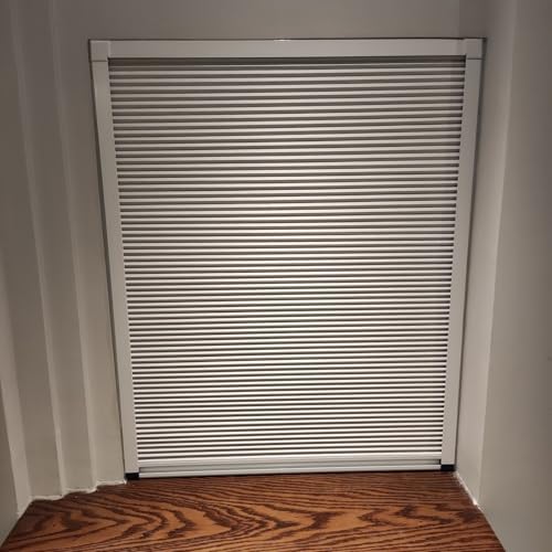 falttür Kleine Akkordeontüren Für Schränke, 30 40 50 60 70 80 90 100 Cm Hohe, Unsichtbare Trennwand-Falttüren Für Schrank, Dusche, Wohnmobil(W-60cm/24'',H-80cm/31'') von WLCGYD