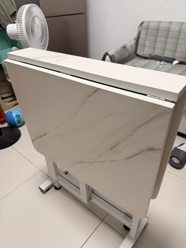 klapptisch Kleiner Klapptisch, Rechteckige Klapptische Für Küche, Home Office, Kompakter Computertisch/Arbeitstisch(B,1.4m/4.6ft) von WLCGYD