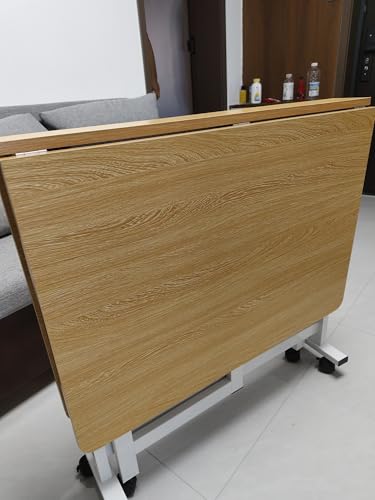 klapptisch Kleiner Klapptisch, Rechteckige Klapptische Für Küche, Home Office, Kompakter Computertisch/Arbeitstisch(C,1m/3.3ft) von WLCGYD