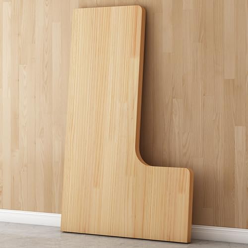 WLCGYD tischplatte Holz Nur Ecktischplatte Aus Holz, Gebogene Tischplatte Für L-förmige, Höhenverstellbare Sitz- Und Stehschreibtischgestelle(70x30x20x20cm/27.6x11.8x7.9x7.9'') von WLCGYD