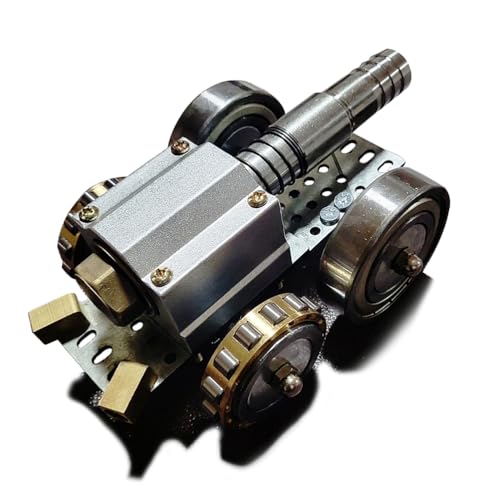Mini-Kanonenmodell aus Edelstahl – Artillerie-Ornament und Feuerwerkskörperwerfer für den Schreibtisch, militärisches Sammlergeschenk fürs Büro/Männerhöhle,A von WLDOCA
