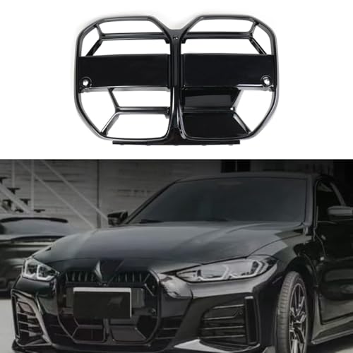 WLFgxr Kühlergrille Passend für BMW 4 Series G26 4-Door CS 2021-2023, Front Nieren Kühlergrill Gitter Schwarz Glanz Kühler Front Doppel Rippen Grill Links Rechts WLFgxr Kühlergrille Passend für BMW 4 Series G26 4-Door CS 2021-2023, Front Nieren Kühlergrill Gitter Schwarz Glanz Kühler Front Doppel Rippen Grill Links Rechts von WLFgxr