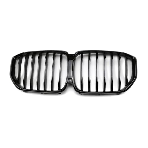 WLFgxr Kühlergrille Passend für BMW X5 G05 2019-2024, Front Nieren Kühlergrill Gitter Schwarz Glanz Kühler Front Doppel Rippen Grill Links Rechts WLFgxr Kühlergrille Passend für BMW X5 G05 2019-2024, Front Nieren Kühlergrill Gitter Schwarz Glanz Kühler Front Doppel Rippen Grill Links Rechts von WLFgxr