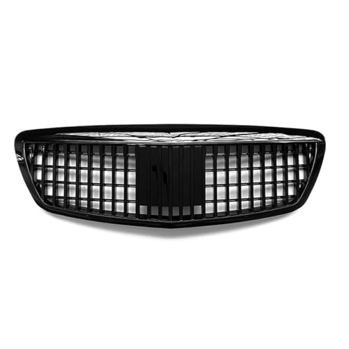 WLFgxr Kühlergrille Passend für S Class W221 Maybach 2005-2008, Front Nieren Kühlergrill Gitter Schwarz Glanz Kühler Front Doppel Rippen Grill Links Rechts,B WLFgxr Kühlergrille Passend für S Class W221 Maybach 2005-2008, Front Nieren Kühlergrill Gitter Schwarz Glanz Kühler Front Doppel Rippen Grill Links Rechts,B von WLFgxr