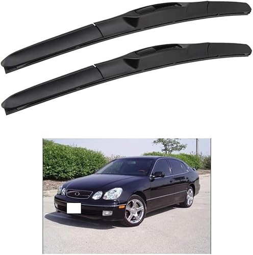 WLFgxr Scheibenwischer für Lexus GS430 2000-2004,Auto Scheibenwischer Frontscheibe Scheibenwischerblätter Vorne Und Hinten Set,B/RHD WLFgxr Scheibenwischer für Lexus GS430 2000-2004,Auto Scheibenwischer Frontscheibe Scheibenwischerblätter Vorne Und Hinten Set,B/RHD von WLFgxr