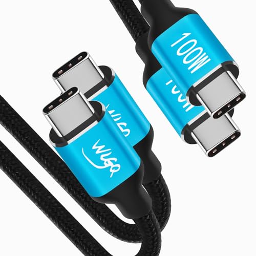 WLGQ USB C auf USB C Tablet Laptop Ladekabel 100w 20V5A 1M 2Pack USB Typ C Ladegerät Schnellladekabel von WLGQ