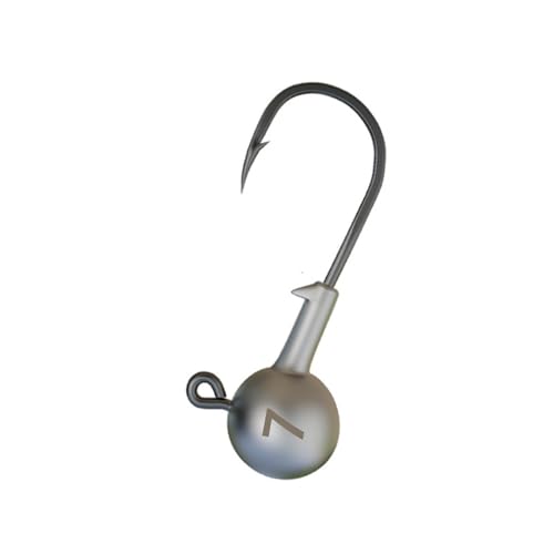 100 STÜCKE Premium Angelhaken 7g Angelhaken aus Kohlenstoffstahl Starke, scharfe Angelhaken mit Widerhaken for Süßwasser/Meerwasser von WLH Alexanders