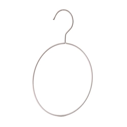 Kleiderbügel 2-teilige runde Kleiderbügel aus Eisen, multifunktionales Hängegestell zur Aufbewahrung von Schals, Handtüchern und Gürteln im Schrank erhältlich Bügel(Matte) von WLH Alexanders