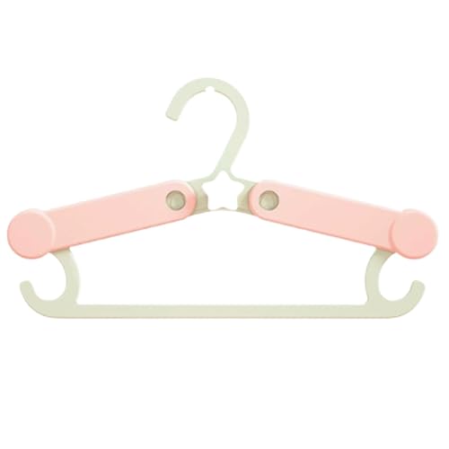 WLH Alexanders Kleiderbügel 10er-Pack Kinder-Kleiderbügel, einziehbar, rutschfest, for Aufhängen von Kinderkleidung, for den Haushalt, Neugeborene und Kinder, for Trocknen Bügel(Rose) von WLH Alexanders