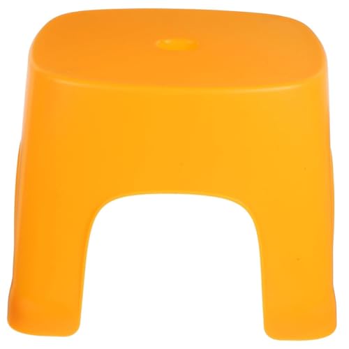 WLH Alexanders Tritthocker 4-teiliger Toiletten-Tritthocker, Rutschfester Fußhocker for Bad und Küche, stapelbare Schuhbank aus Kunststoff for Wohnzimmer und Badezimmer hocker(Geel) von WLH Alexanders