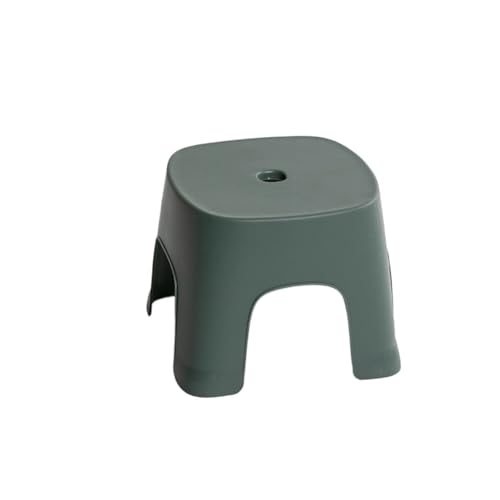 WLH Alexanders Tritthocker 4-teiliger Toiletten-Tritthocker, Rutschfester Fußhocker for Bad und Küche, stapelbare Schuhbank aus Kunststoff for Wohnzimmer und Badezimmer hocker(Groen) von WLH Alexanders