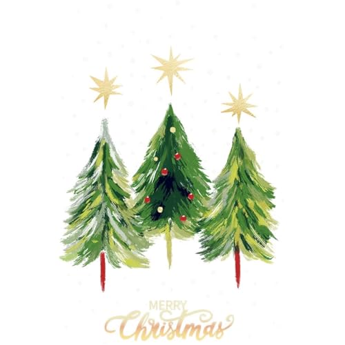 WLH Alexanders Weihnachtsbaum-Fensteraufkleber for Glas, extra große statische Weihnachtsfensteraufkleber, DIY-Aufkleber for Fenster und Türen(S) von WLH Alexanders
