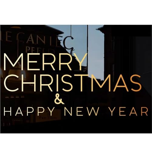 WLH Alexanders Weihnachtsdekorationen Fensteraufkleber Großer Weihnachtsmann Cling Xmas Fensteraufkleber Ornament DIY Wandtür Dekor(Color1,XL) von WLH Alexanders