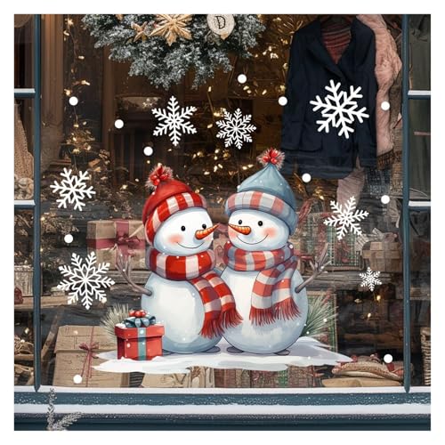 Weihnachten Fenster Aufkleber Weihnachten Schneemann Haftet Aufkleber Schneeflocke Windows Decals Winter for Weihnachten Decor Weihnachten Fenster Aufkleber Weihnachten Schneemann Haftet Aufkleber Schneeflocke Windows Decals Winter for Weihnachten Decor von WLH Alexanders