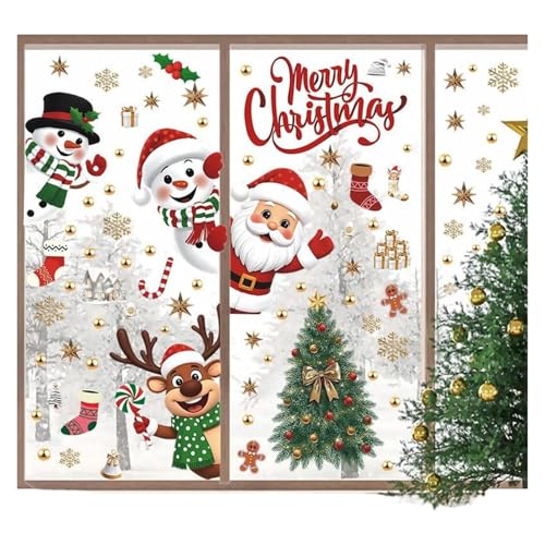 Weihnachts-Fensteraufkleber, 2 Stück, Schneeflocken-Weihnachts-Fensteraufkleber, Wiederverwendbare Dekorationen for Innenräume, Zuhause, Büro, Glasdekor Weihnachts-Fensteraufkleber, 2 Stück, Schneeflocken-Weihnachts-Fensteraufkleber, Wiederverwendbare Dekorationen for Innenräume, Zuhause, Büro, Glasdekor von WLH Alexanders