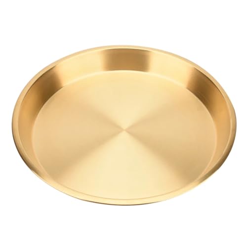 2 stücke 24X24 cm Handgemachte Runde Kupfer Messing Platte Tablett Lagerung Snacks Und Obst Tablett for Hochzeit Party FüR Speisen 2 stücke 24X24 cm Handgemachte Runde Kupfer Messing Platte Tablett Lagerung Snacks Und Obst Tablett for Hochzeit Party FüR Speisen von WLIHDB