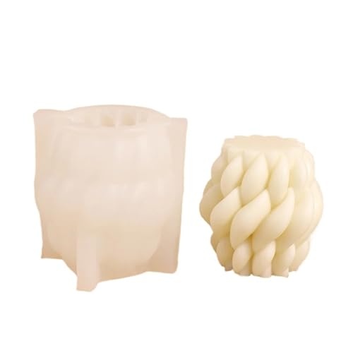 Kerzenformen 2PCS DIY Weihnachten Baum Kerze Formen Hause Dekorative Kerze Form Mit Geometrische Kegel Form Formen for Kerzen Formen Silikon FüR Diy(Clear02) von WLIHDB