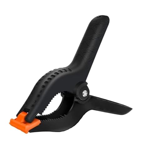 Nylon-Federklemmen 20 Pcs 2 zoll Kunststoff Nylon Einstellbare Holzbearbeitung Schellen Holz Arbeits Werkzeuge Frühling Clip Zimmerei Schellen FüR Fotohintergrund, Plane von WLIHDB