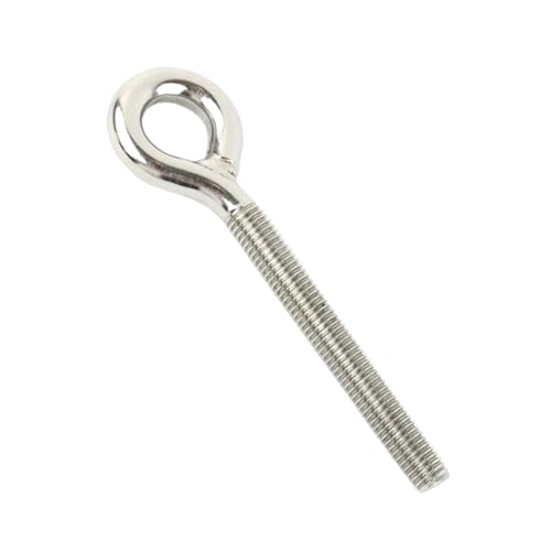 WLIHDB Einschraubhaken 10 Stücke Aufhängung Schaf Augenschraube 304 Edelstahl Befestigungselemente Werkzeuge Hängehaken Ohne Muttern Bolzen Ring Hardware FüR AußEn(Size3) von WLIHDB