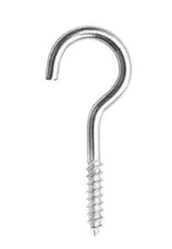 WLIHDB Einschraubhaken 20 Pcs Decke Haken Hause Schraube Auge for Outdoor Lichter Vogelhäuser FüR AußEn(M5x65mm) von WLIHDB