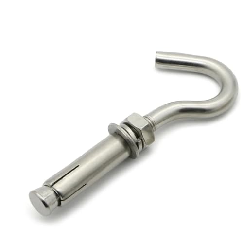 WLIHDB Einschraubhaken Betonwand-Erweiterungshaken 304 Edelstahl Hochleistungs-Schraubhakenbolzen innerhalb offener FüR AußEn(107mm) von WLIHDB