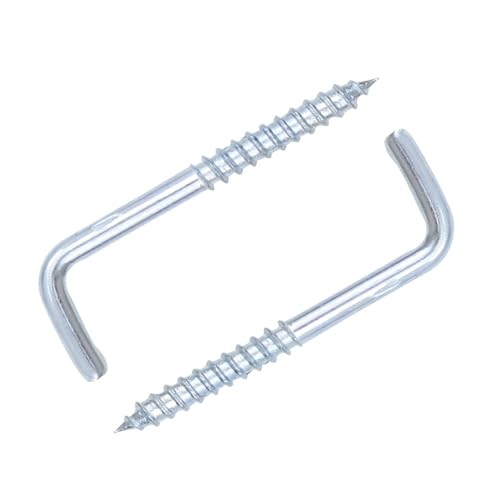 WLIHDB Einschraubhaken L-förmige Schraubhaken, verzinkt, rechtwinklig, selbstschneidender for Aufhängen FüR AußEn(M2.4x20mm 20pcs) von WLIHDB