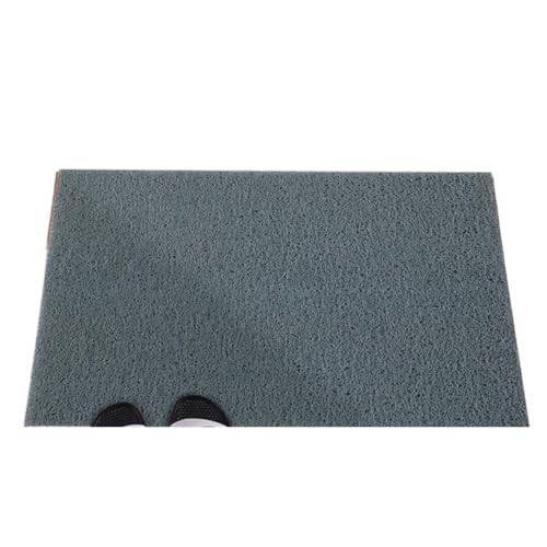 WLIHDB Fußmatten, schneidbare Eingangstürmatte, Heimteppich, Anti-Rutsch-Matte, Wohnzimmermatte, Vorderfußmatte FüR Eingang(Black,110x150cm) von WLIHDB