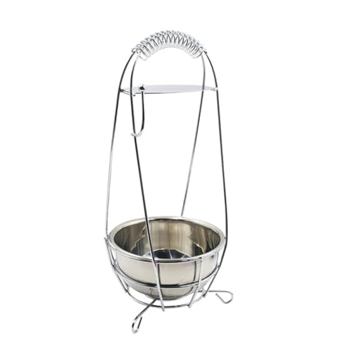 WLIHDB Holzkohlekorb 1PCS Silber Metall Shisha Holzkohle Halter Korb Carbon for FüR Holzkohle von WLIHDB