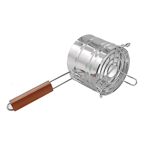 WLIHDB Holzkohlekorb Metall Shisha Kohlekorb Kohlehalter Edelstahl Zubehör FüR Holzkohle von WLIHDB