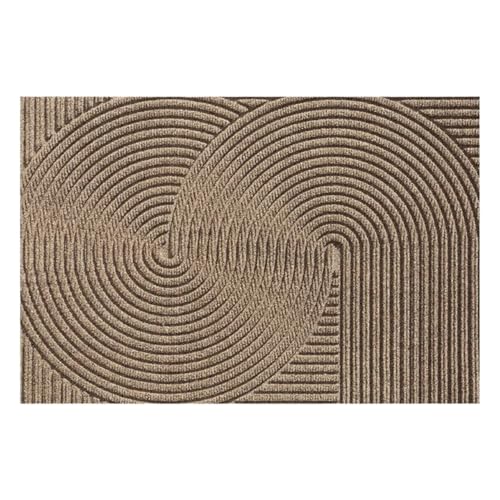 WLIHDB Home Scrape-Fußmatten for den Außenbereich, Innenbereich, rutschfeste Fußmatte for den Eingangsbereich, Vordertür, Bodenmatte for den Eingang FüR Eingang(Khaki,45x75cm) von WLIHDB