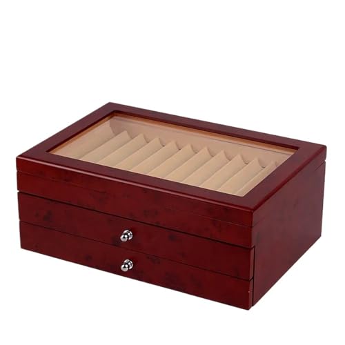 WLIHDB Stift-Displaybox 3-stöckige Stiftebox mit 34 Fächern, samtgefüttert, Palisander- und MDF-Konstruktion, großes Fassungsvermögen FüR Die Aufbewahrung Von Stiftboxen WLIHDB Stift-Displaybox 3-stöckige Stiftebox mit 34 Fächern, samtgefüttert, Palisander- und MDF-Konstruktion, großes Fassungsvermögen FüR Die Aufbewahrung Von Stiftboxen von WLIHDB