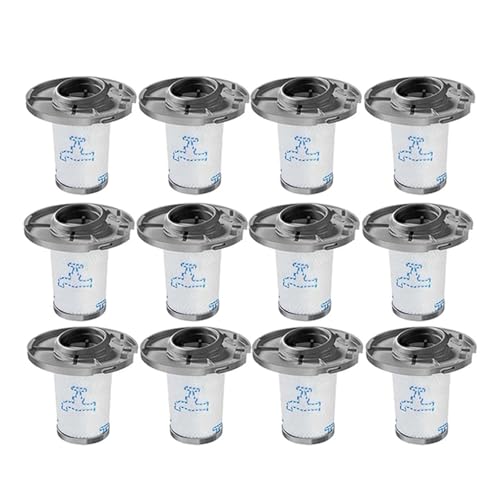 Waschbarer Filter, Kompatibel Mit Rowenta X-Force Flex 8.60 X-Pert 6.60, Ersatzteil For Staubsaugeraufsatz(12PCS) von WLJBITYHW