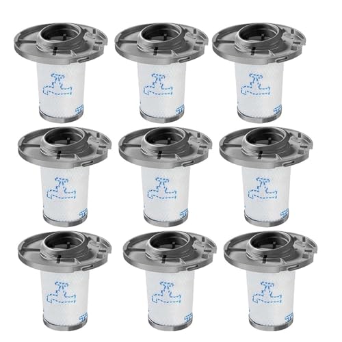 Waschbarer Filter, Kompatibel Mit Rowenta X-Force Flex 8.60 X-Pert 6.60, Ersatzteil For Staubsaugeraufsatz(9PCS) von WLJBITYHW
