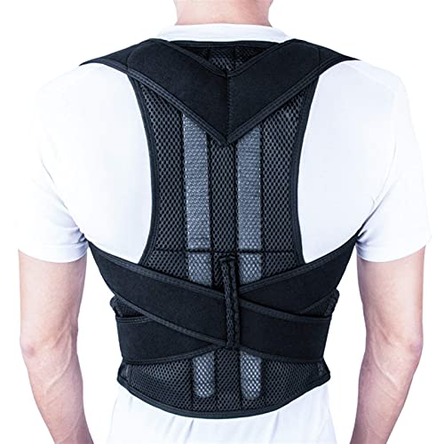 Buckelkorrektur Rückenbandage Wirbelsäule Rückenorthese Skoliose Lendenwirbelstütze Wirbelsäule gebogene Orthese Fixierung für Haltungskorrektur (Größe: XXL) (XXX) von WLKBP