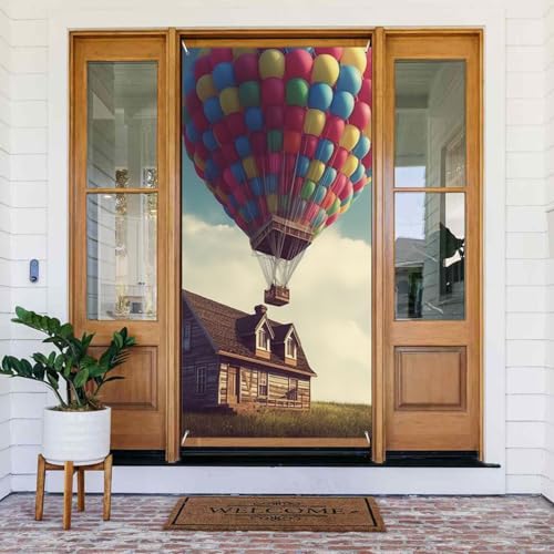 Türabdeckung Heißluftballon Holz Haus Tür Banner Willkommen Tür Dekoration Hofbanner Schild Foto Hintergrund Veranda Banner Frühling Sommer Saisonale Party Dekor Indoor Outdoor Türvorhang 35,4 x 72,8 Türabdeckung Heißluftballon Holz Haus Tür Banner Willkommen Tür Dekoration Hofbanner Schild Foto Hintergrund Veranda Banner Frühling Sommer Saisonale Party Dekor Indoor Outdoor Türvorhang 35,4 x 72,8 von WLKSNBVD