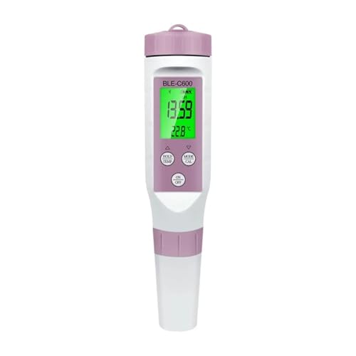 BLE-C600 Bluetooth-kompatibel Wasser Qualität Stift 7 In 1 PH EC TDS ORP SALZ SG Temp Meter APP Intelligente Steuerung Tester von WLLKIY