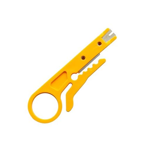 WLLKIY Kabel Abisolieren Draht Cutter Crimpen Werkzeug Multi Stripper Messer Crimper Zange Mini Tragbare Dekrustation Elektrische Gerade Präzisions Crimpen(1pcs) von WLLKIY